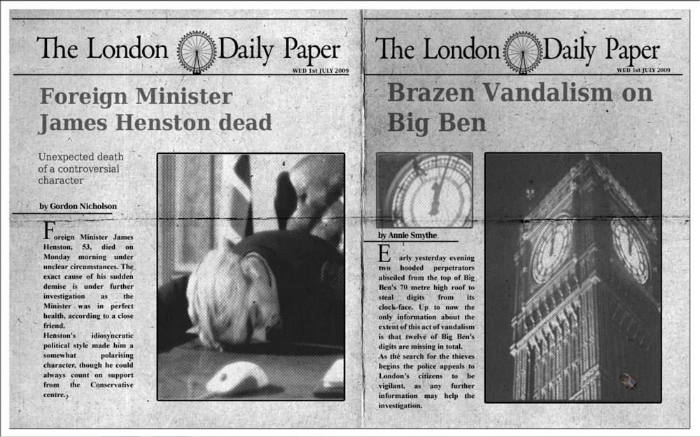 View closer 15 Days: newspaper
