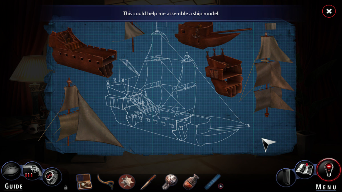 View closer Adam Wolfe: ship puzzle