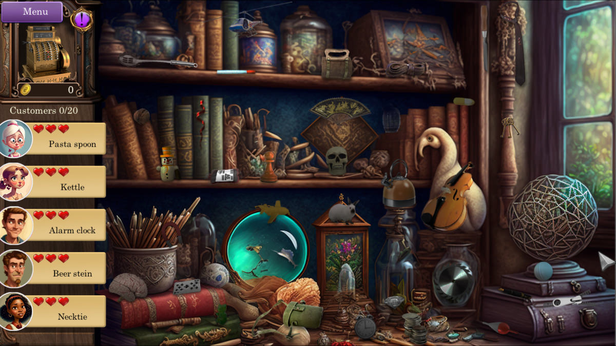Antiquarium: shop