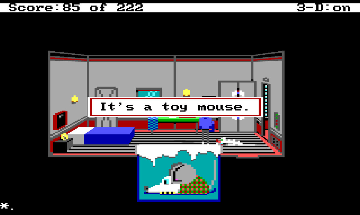 View closer Enclosure 3-D: Toy mouse