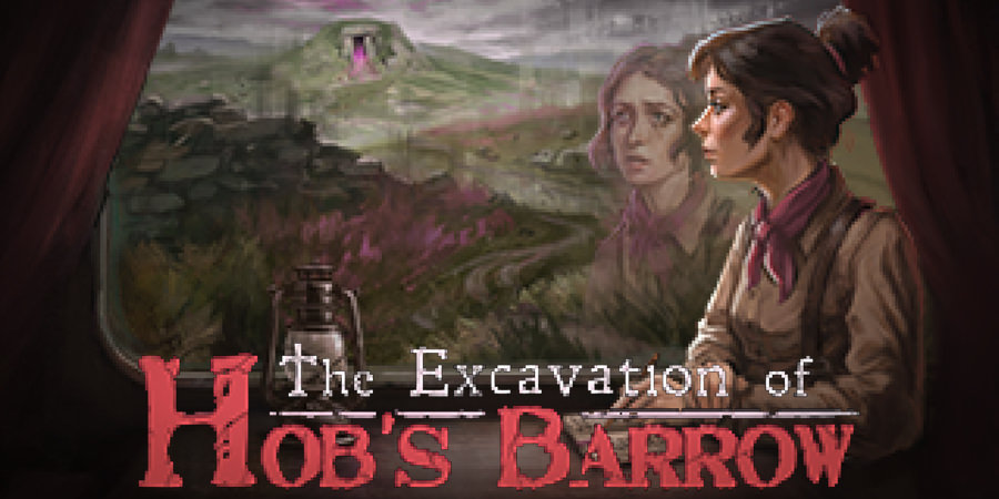 View closer The Excavation of Hob's Barrow