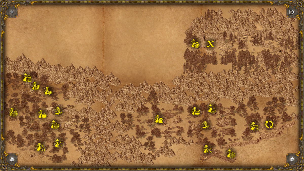 View closer Hero of the Kingdom III: map