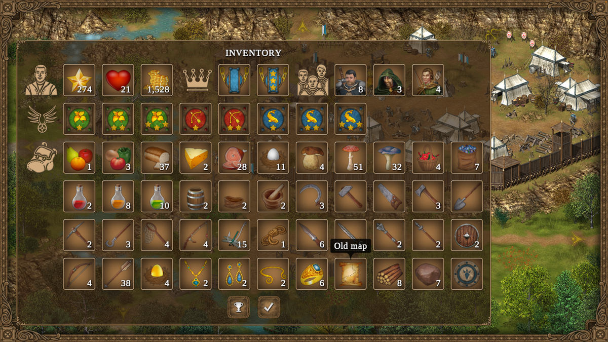 View closer Hero of the Kingdom: inventory