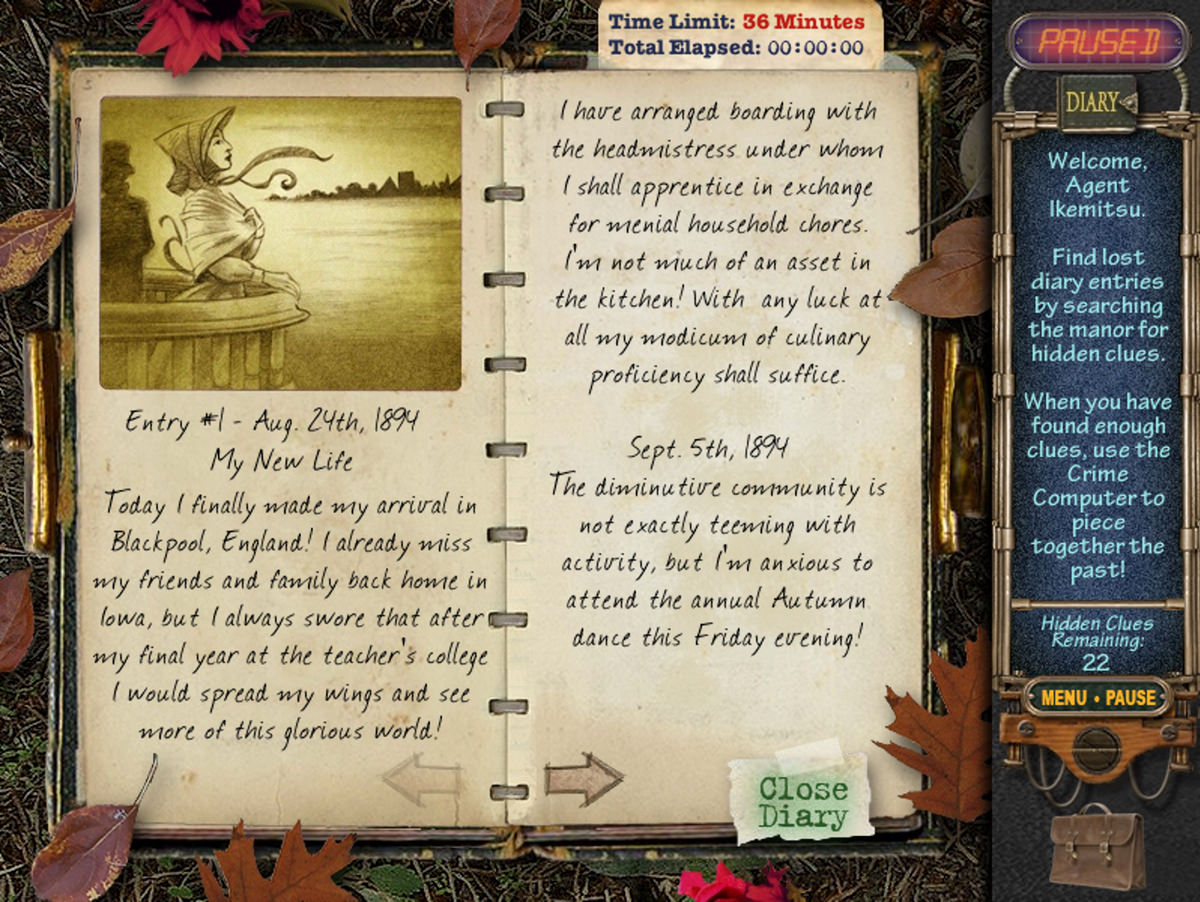 View larger Mystery Case Files Ravenhurst: diary