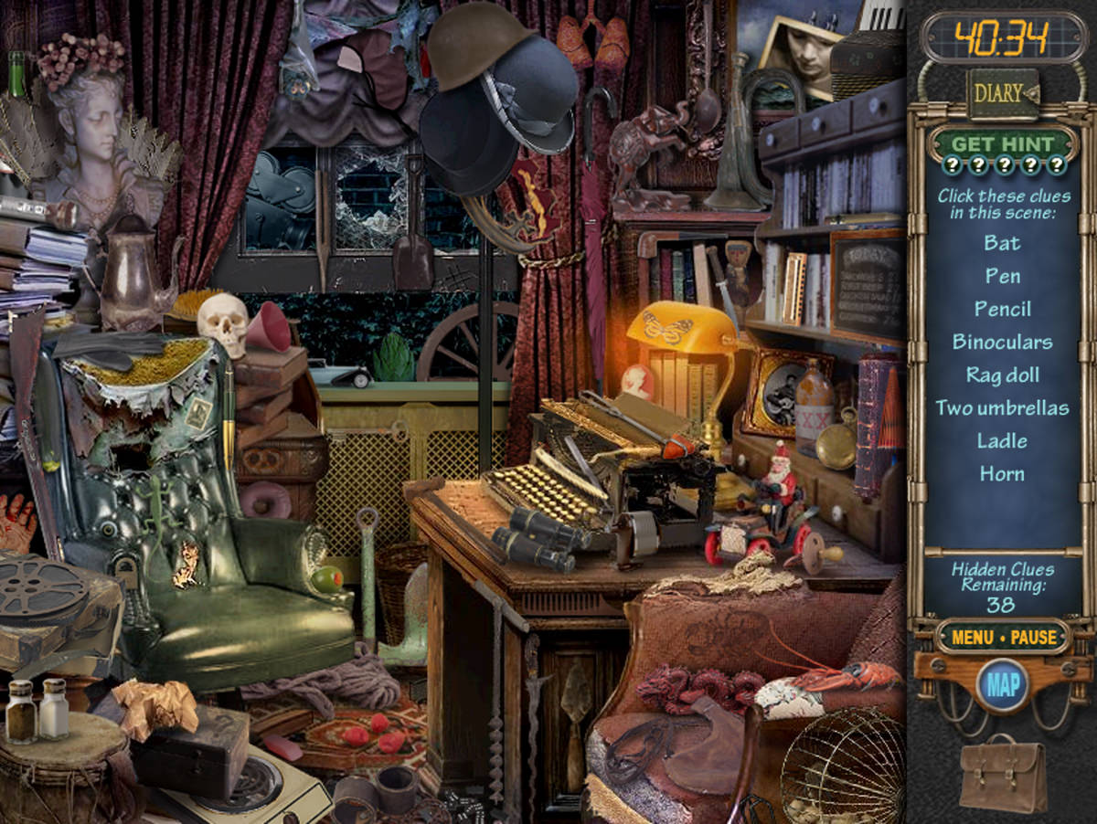 View larger Mystery Case Files Ravenhurst: study