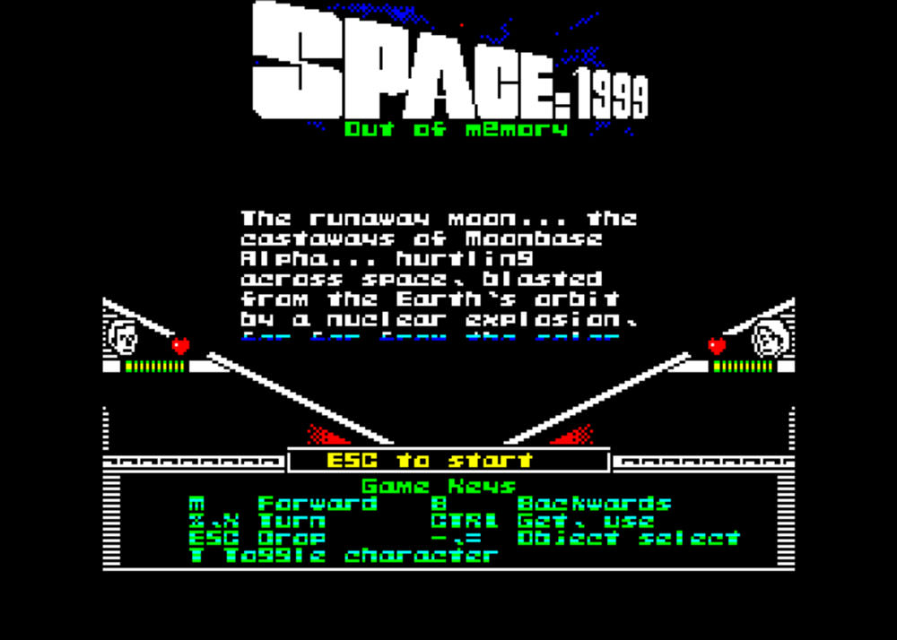 Space 1999: title screen